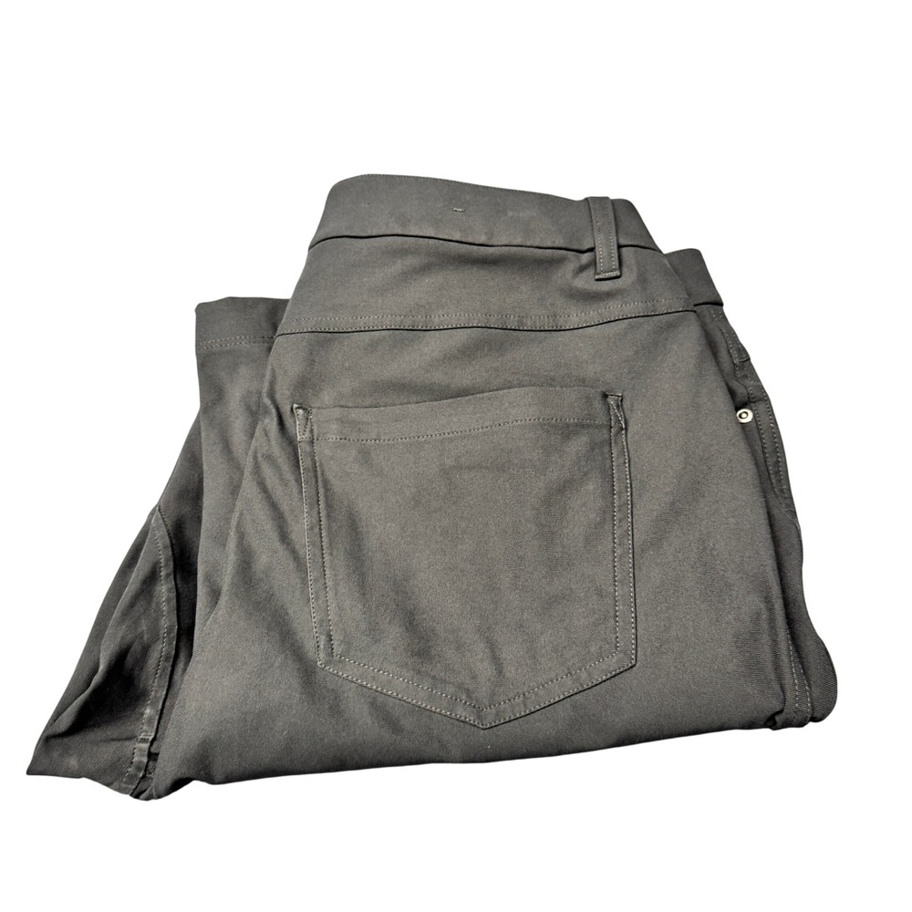 Lululemon ABC Pants Mens 33 (33x29 ACTUAL) Slim Warpstreme Dark Gray Trousers